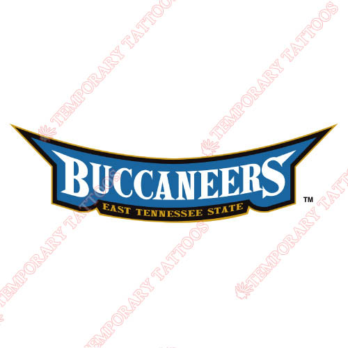 ETSU Buccaneers Customize Temporary Tattoos Stickers NO.4343